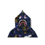 OBO  BAPE x Heron Preston Mix 1st Camo Shark Relaxed Fit Full Zip Hoodie Purple