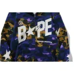 OBO  BAPE x Heron Preston Mix 1st Camo Shark Relaxed Fit Full Zip Hoodie Purple