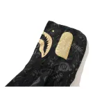 OBO  BAPE x NBHD Skull Black And Gold Hoodie