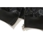 OBO  BAPE x NBHD Skull Black And Gold Hoodie