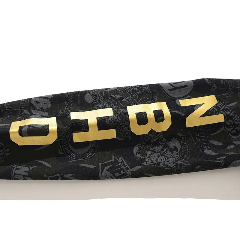 OBO  BAPE x NBHD Skull Black And Gold Hoodie