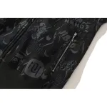 OBO  BAPE x NBHD Skull Black And Gold Hoodie