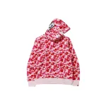 OBO BAPE ABC Camo Shark Hoodie Pink