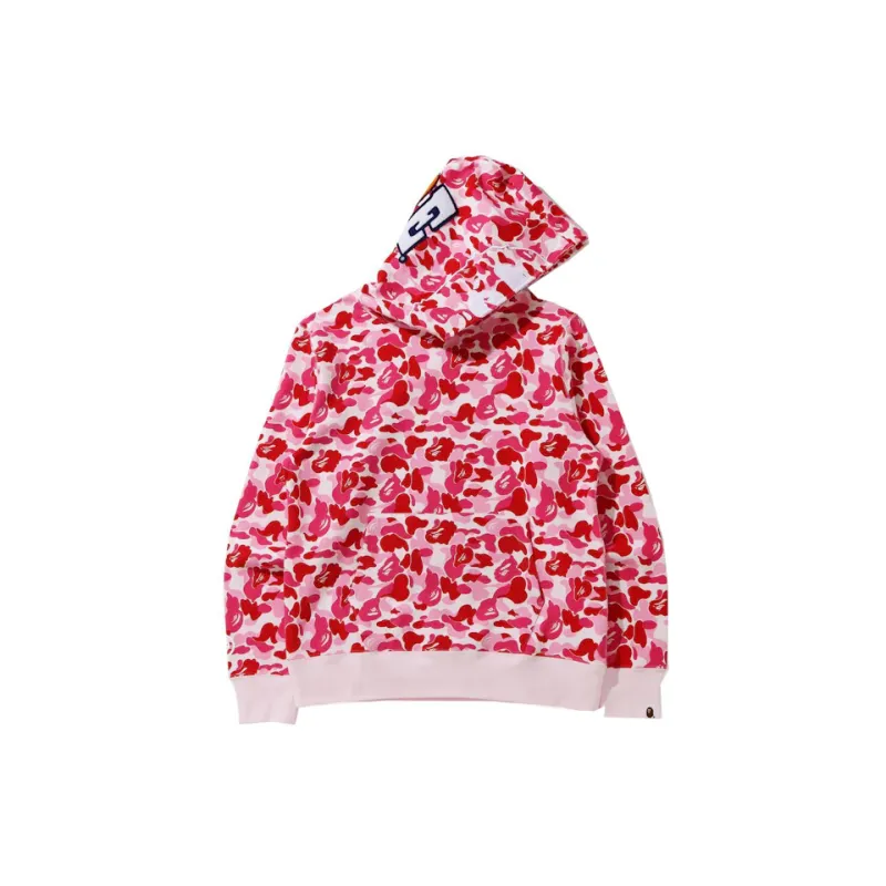 OBO BAPE ABC Camo Shark Hoodie Pink