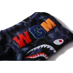 OBO BAPE Color Camo 1/2 Shark Full Zip Hoodie Navy Camo