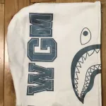 OBO BAPE Space Camo Shark Full Zip Hoodie White