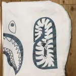 OBO BAPE Space Camo Shark Full Zip Hoodie White