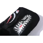 OBO BAPE Space Camo Shark WGM Full-Zip Spliced Hoodie Black & White