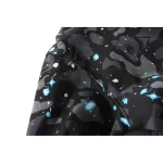 OBO BAPE Space Camo Shark WGM Full-Zip Spliced Hoodie Black & White