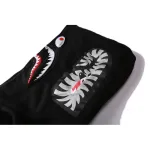 OBO BAPE Space Camo Shark WGM Full-Zip Spliced Hoodie Black & White