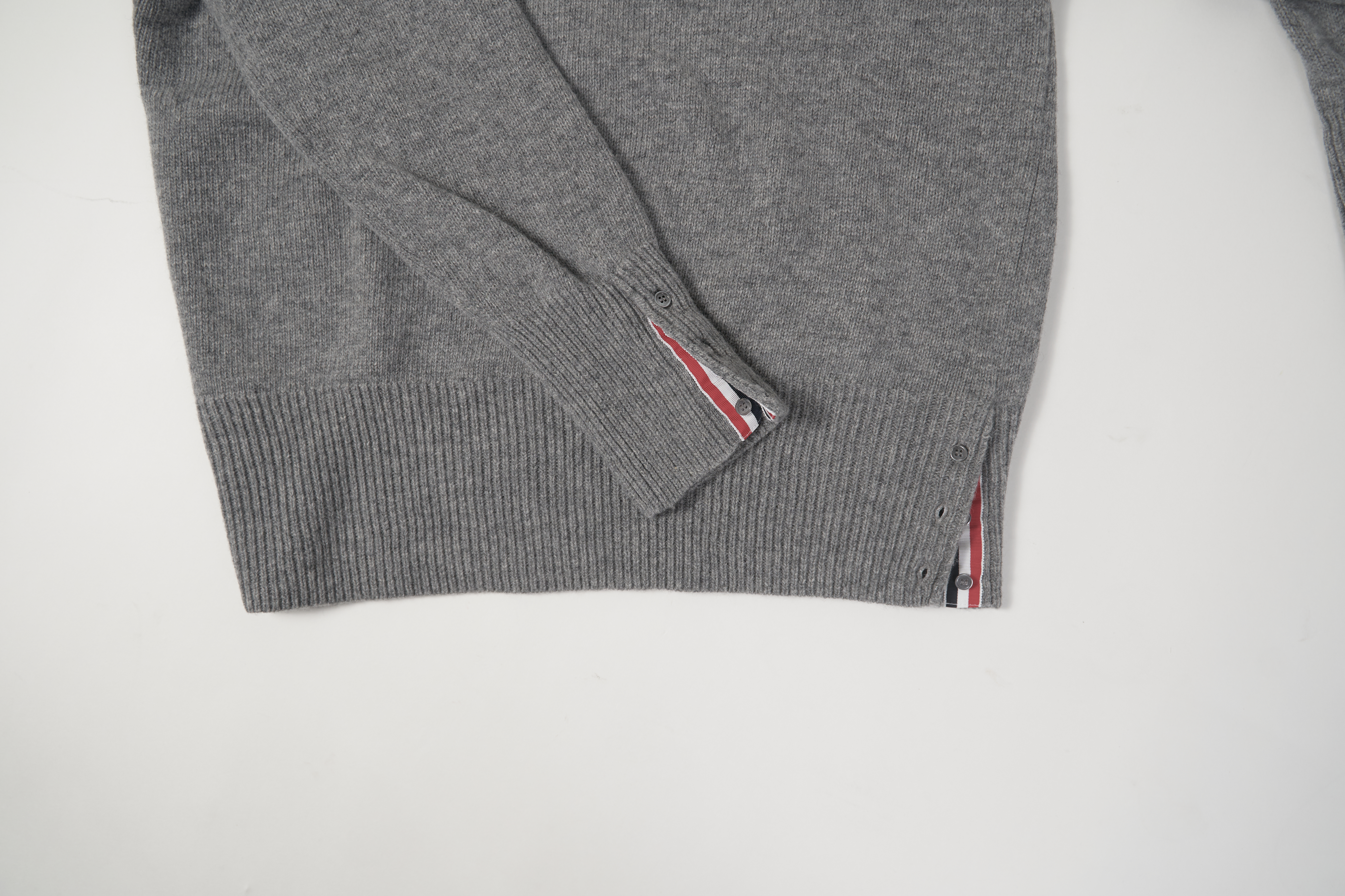 OBO 4-Bar Stripe Shetland Wool Sweater