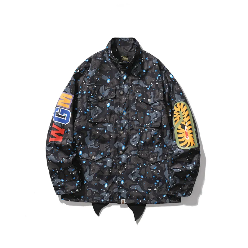 OBO  BAPE Shark Starry Sky Windbreaker