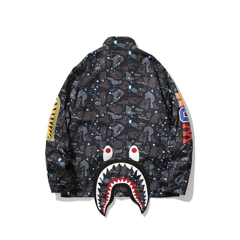 OBO  BAPE Shark Starry Sky Windbreaker