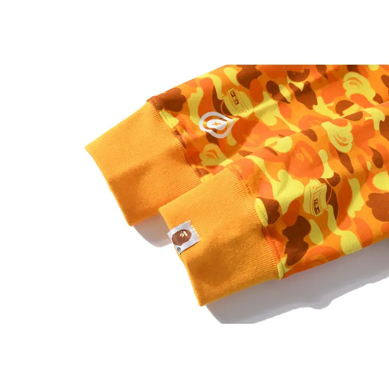 OBO  BAPE x PUBG Joint Model PlayerUnknown's Battlegrounds Orange Camouflage Hoodie
