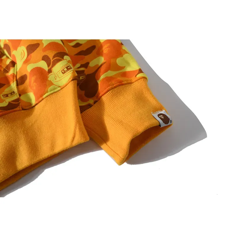 OBO  BAPE x PUBG Joint Model PlayerUnknown's Battlegrounds Orange Camouflage Hoodie