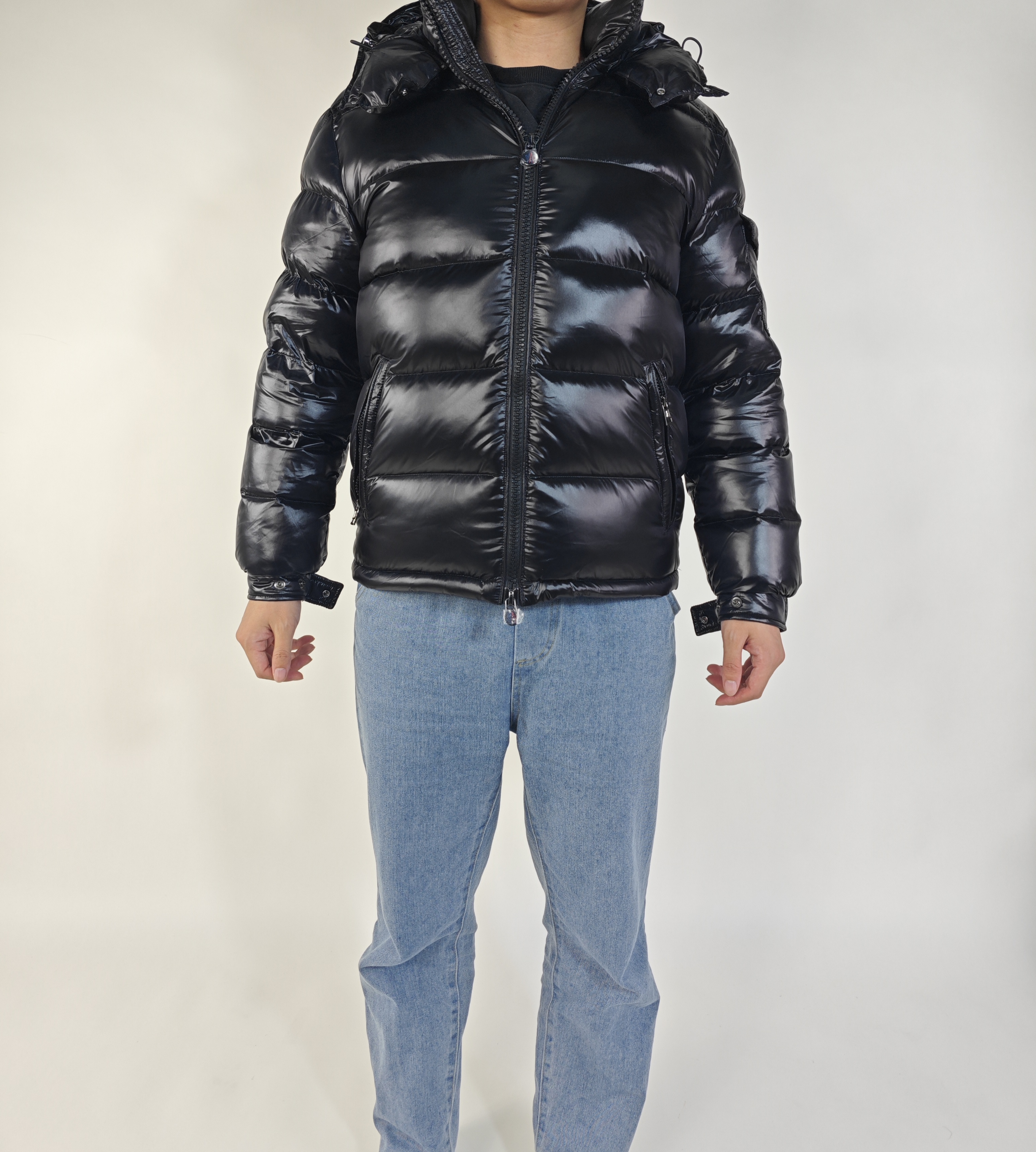 OBO (NFC) Moncler Puffer Jacket Black（for men）