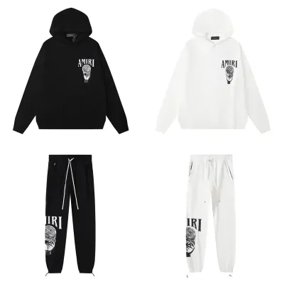 OBO Amiri Crystal Ball Print Hoodie & Sweatpant Set 01