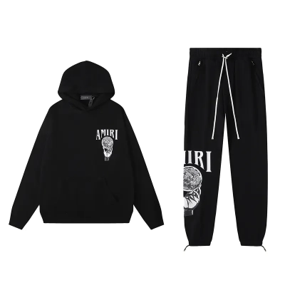 OBO Amiri Crystal Ball Print Hoodie & Sweatpant Set 02