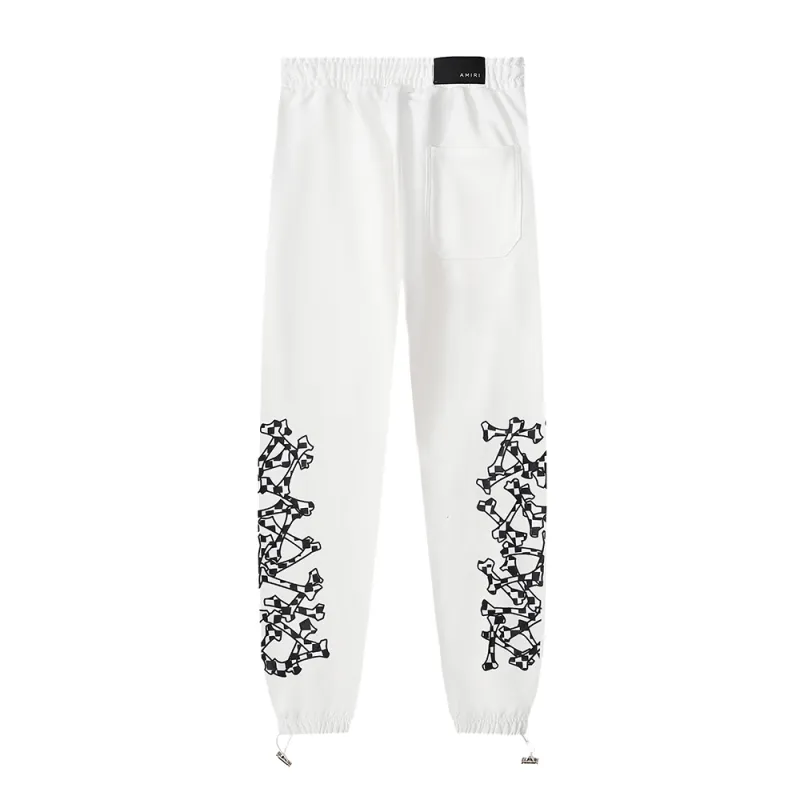 OBO Amiri Skull and Cross Arm Print Hoodie & Sweatpant Set