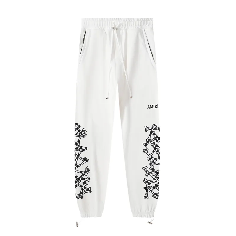 OBO Amiri Skull and Cross Arm Print Hoodie & Sweatpant Set