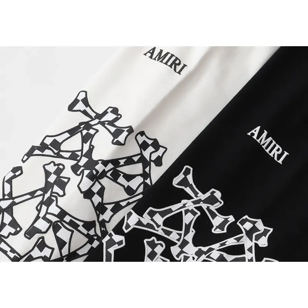 OBO Amiri Skull and Cross Arm Print Hoodie & Sweatpant Set
