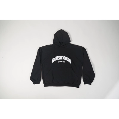 OBO Back Flip Round Hoodie Oversized In Black 01