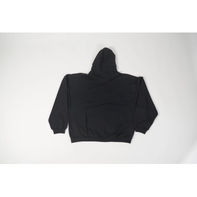 OBO Back Flip Round Hoodie Oversized In Black 02
