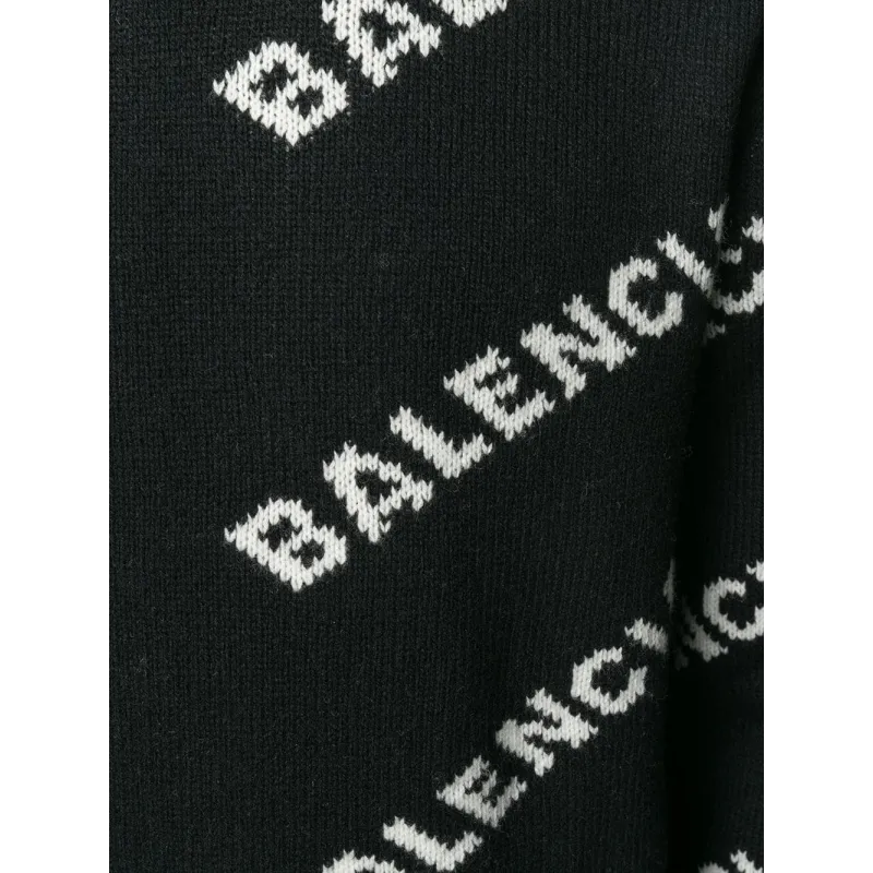 OBO BALENCIAGA Allover Logo Sweater