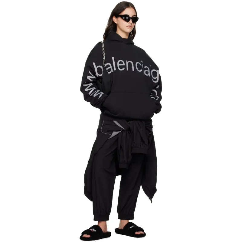OBO BALENCIAGA Black 'Bal.com' Hoodie