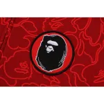 OBO BAPE 30th Anniversary Line Camo Shark Full Zip Hoodie Red