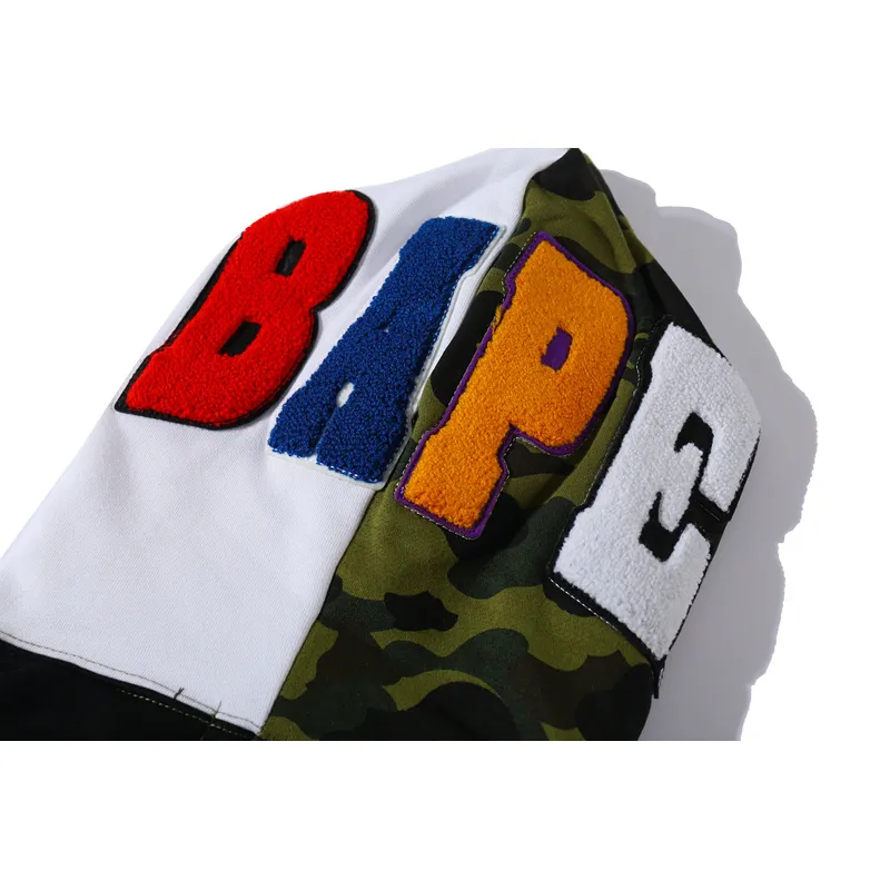 OBO BAPE And Panda Head Patchwork Hoodie