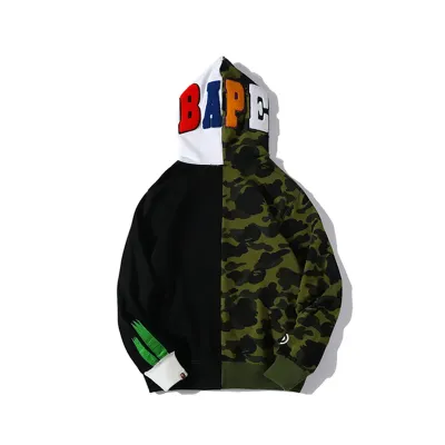 OBO BAPE And Panda Head Patchwork Hoodie 02