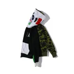 OBO BAPE And Panda Head Patchwork Hoodie