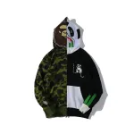 OBO BAPE And Panda Head Patchwork Hoodie