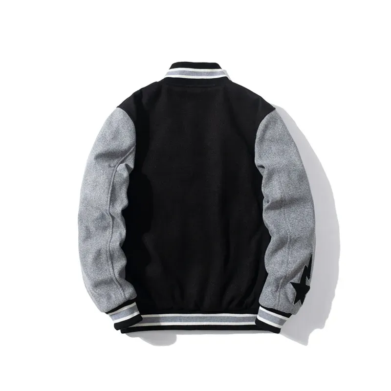 OBO BAPE CREW VARSITY JACKET Black & Red