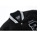 OBO BAPE CREW VARSITY JACKET Black & Red