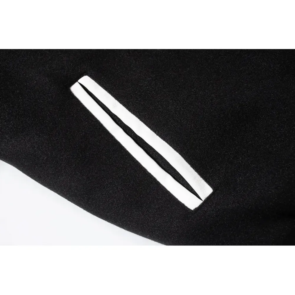 OBO BAPE CREW VARSITY JACKET Black & Red