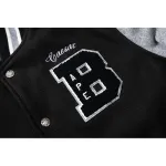 OBO BAPE CREW VARSITY JACKET Black & Red