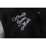 OBO BAPE CREW VARSITY JACKET Black & Red