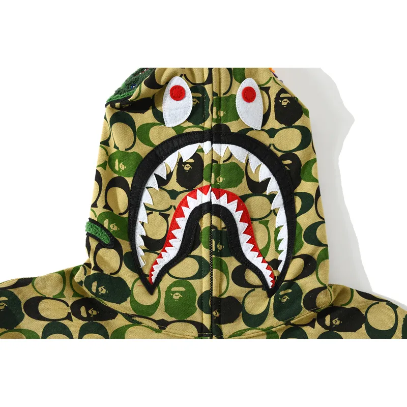 OBO BAPE Dinosaur Collaboration Camouflage Hoodie