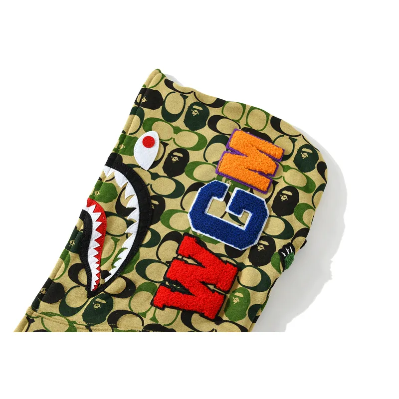 OBO BAPE Dinosaur Collaboration Camouflage Hoodie