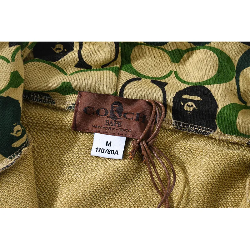 OBO BAPE Dinosaur Collaboration Camouflage Hoodie