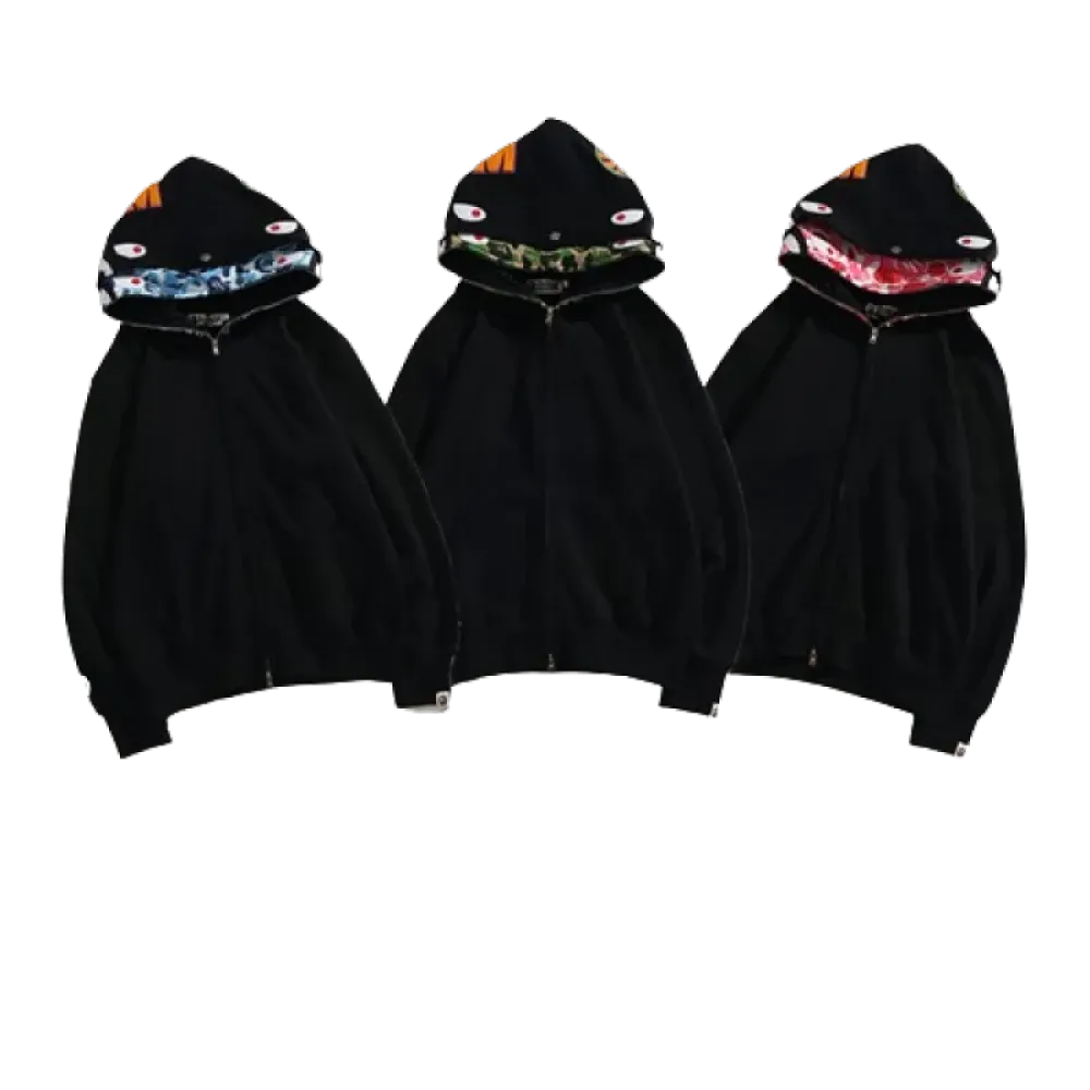 OBO BAPE Double Hood Camouflage Hoodie