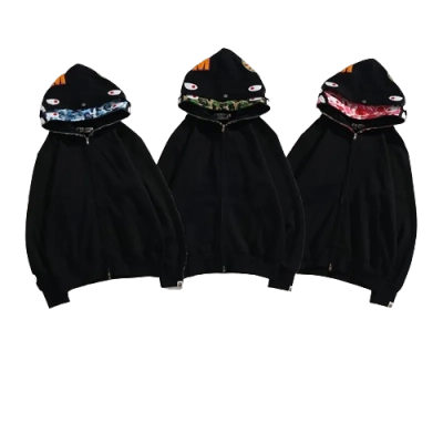 OBO BAPE Double Hood Camouflage Hoodie 01