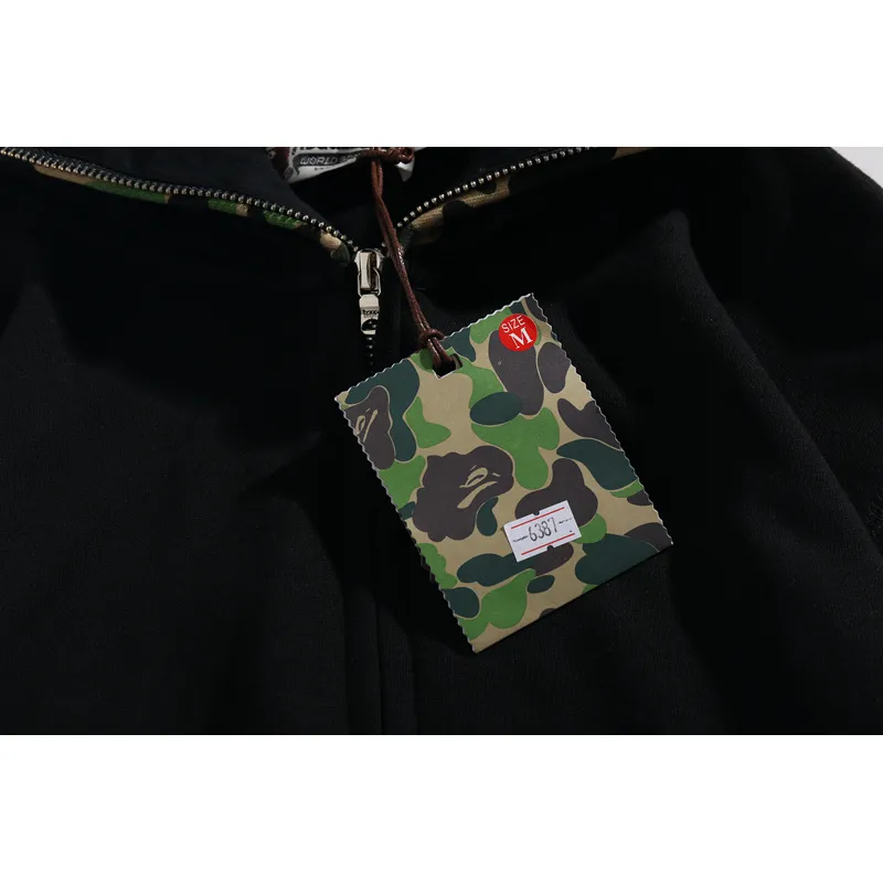 OBO BAPE Double Hood Camouflage Hoodie