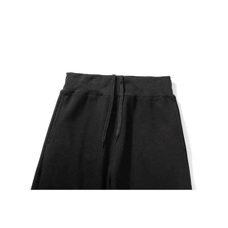 OBO BAPE Letter Print Solid Color Sports Trousers