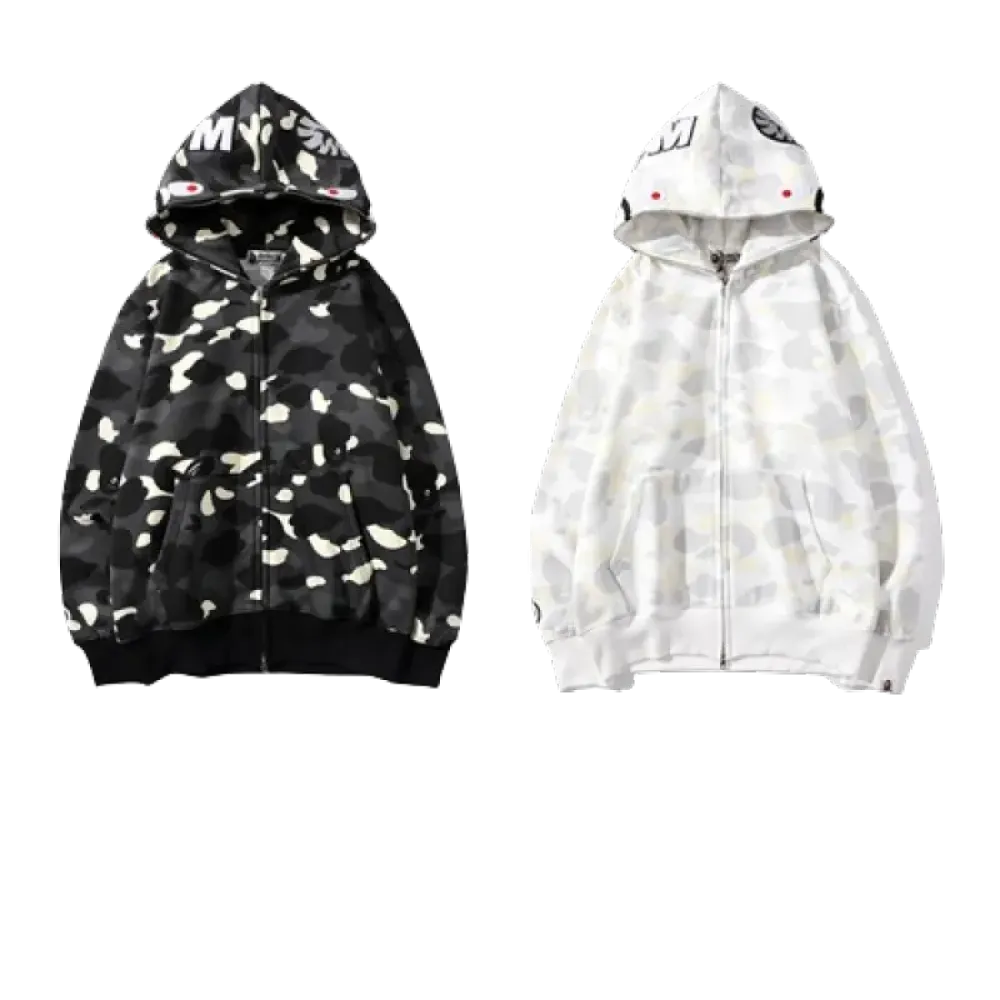 OBO BAPE Luminous Spot Camouflage Hoodie