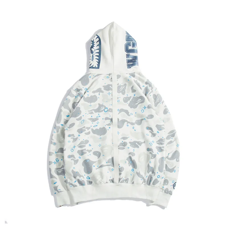 OBO BAPE Luminous Starry Sky Hoodie Black & White