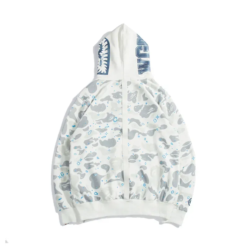 OBO BAPE Luminous Starry Sky Hoodie Black & White