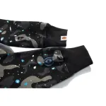OBO BAPE Luminous Starry Sky Hoodie Black & White